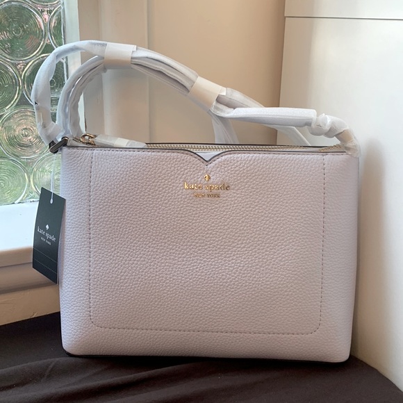 kate spade Bags Nwt Kate Spade Pebbled Leather Crossbody Color Taro Milk Harlow Classic